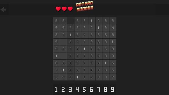 Screenshot Antero Sudoku