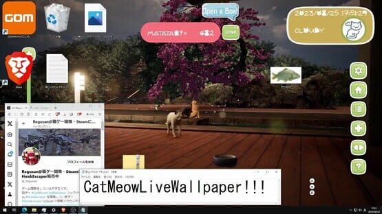 Screenshot Cat's Meow Live Wallpaper