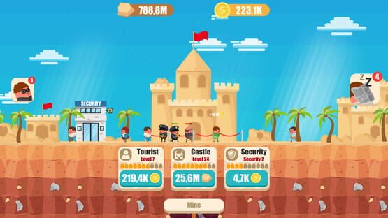Screenshot Idle Sand Castle