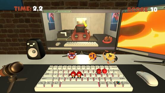 Screenshot Keyboard Tennis