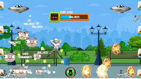 Screenshot Kicking Kittens: Putin Saves the World