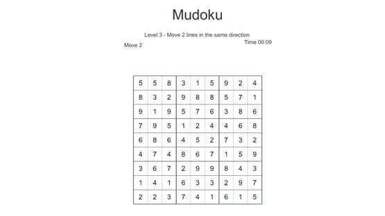 Screenshot Mudoku: Next Sudoku