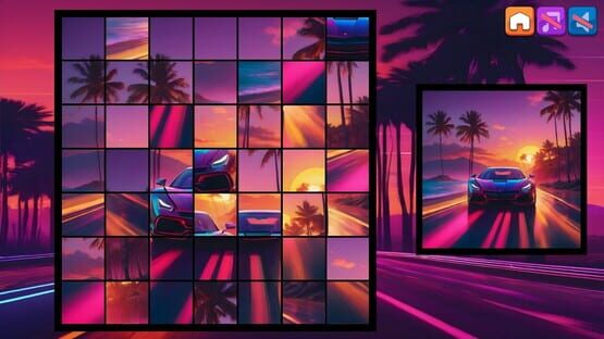 Screenshot OG Puzzlers: Synthwave Cars