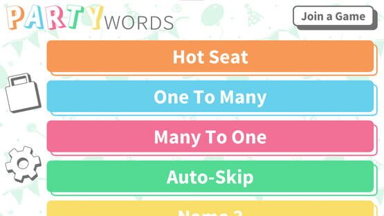 Screenshot Party Words