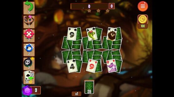 Screenshot Rainforest Solitaire