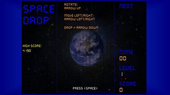 Screenshot Space Drop