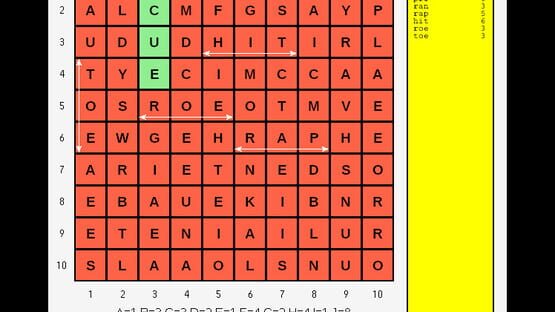 Screenshot WordBed
