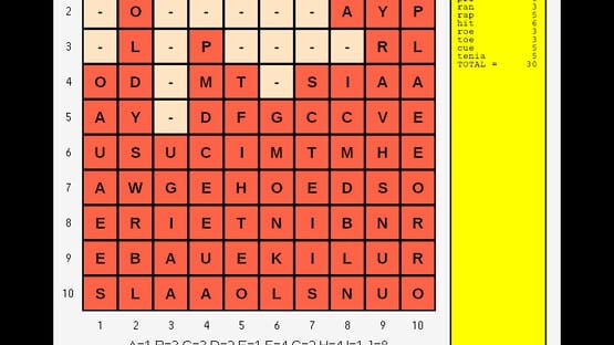 Screenshot WordBed