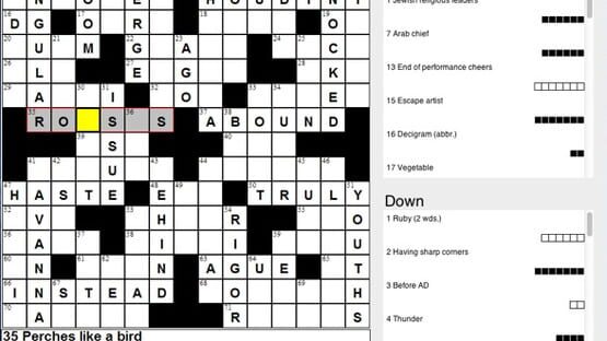 Screenshot Crosswords Crazy!