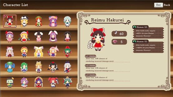 Screenshot Touhou DollDraft