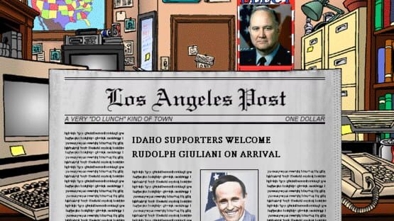 Screenshot The Doonesbury Election Game Campaign '96