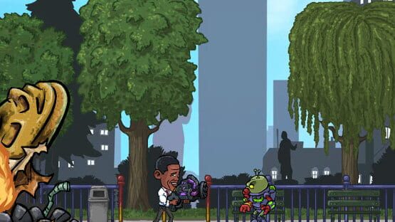 Screenshot Obama Alien Defense