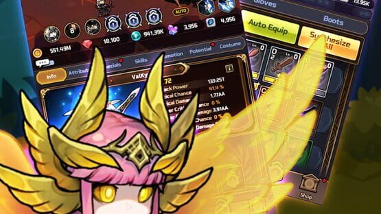 Screenshot Valkyrie Idle