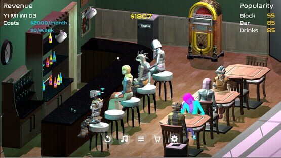 Screenshot Cyberpunk Bar Sim