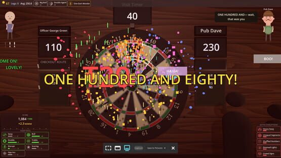 Screenshot Dorts: A Darts Roguelike