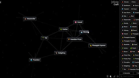 Screenshot Infinite Craft