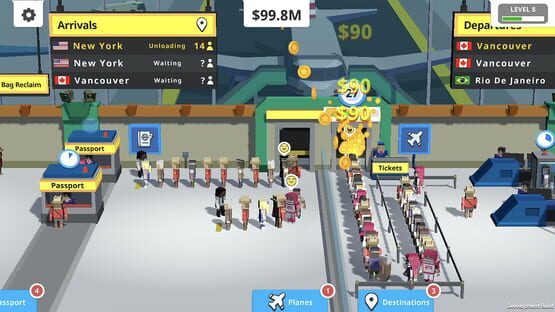 Screenshot Idle Tap Airport
