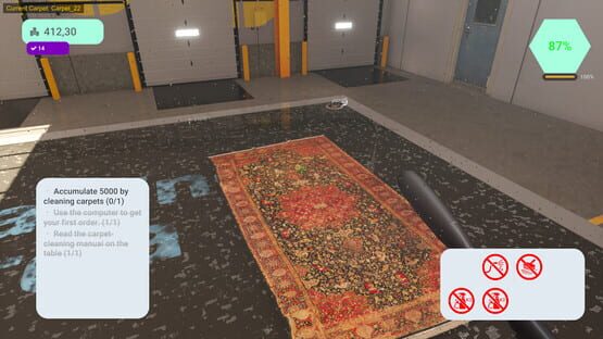 Screenshot Carpet Cleaning Master