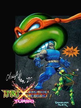 Cover Teenage Mutant Ninja Turtles X Justice League Turbo