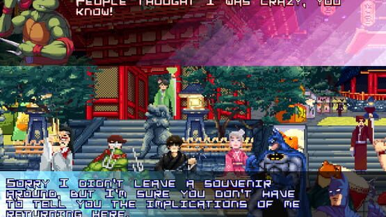 Screenshot Teenage Mutant Ninja Turtles X Justice League Turbo