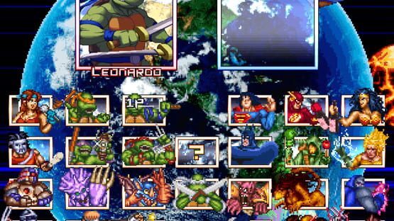 Screenshot Teenage Mutant Ninja Turtles X Justice League Turbo