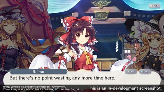 Screenshot Touhou LostWord