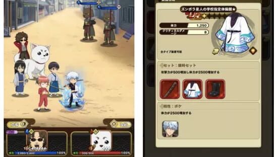 Screenshot Gintama Sumaho Battle Chronicle