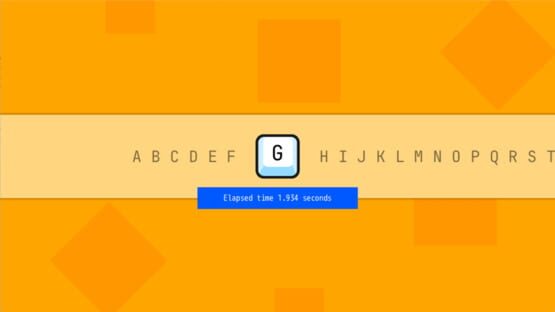 Screenshot A Game About Typing The Alphabet