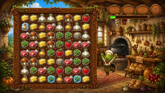 Screenshot Goblin and Recipes: Match-3 Adventure
