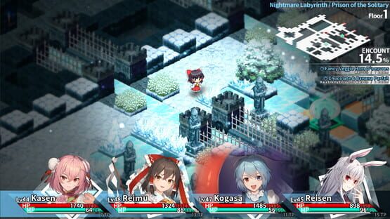 Screenshot Labyrinth of Touhou Tri: The Dreaming Girls & The Mysterious Orbs