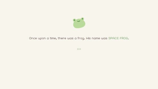 Screenshot Space Frog!
