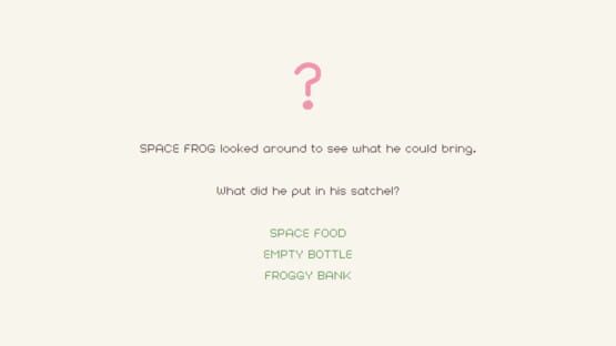 Screenshot Space Frog!