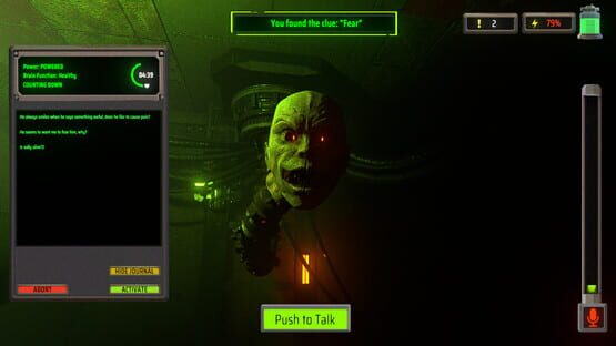 Screenshot Face Interrogation