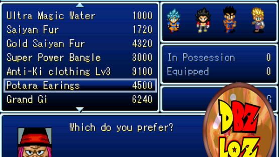 Screenshot Dragon Ball Z: Legend of Z RPG