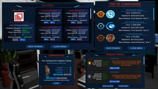 Screenshot Game Dev Masters
