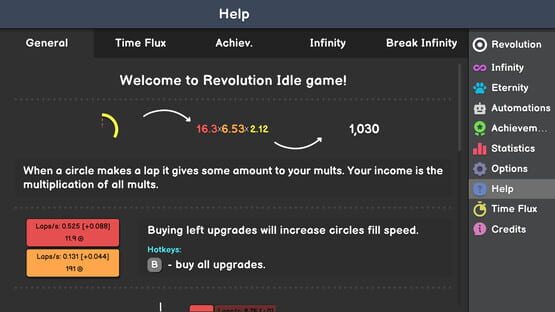 Screenshot Revolution Idle