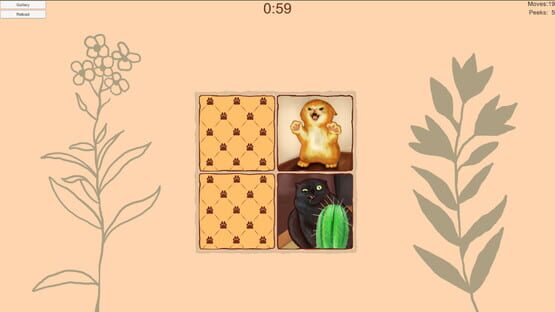 Screenshot Matching Cats