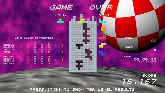 Screenshot Example Block Game