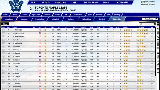 Screenshot Franchise Hockey Manager 5