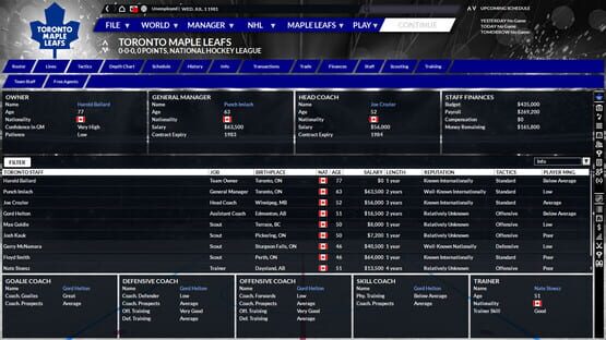 Screenshot Franchise Hockey Manager 6