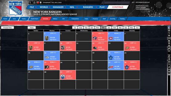Screenshot Franchise Hockey Manager 6