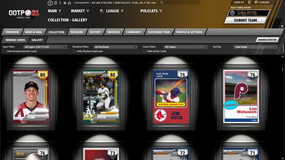 Screenshot Out of the Park Baseball 21