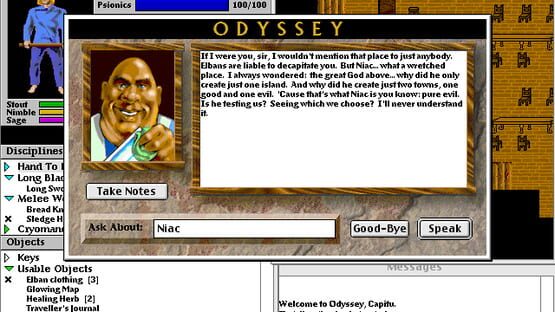 Screenshot Odyssey: The Legend of Nemesis