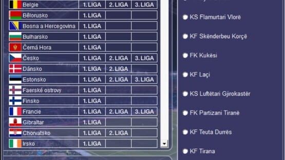 Screenshot Czech Soccer Manager 2020