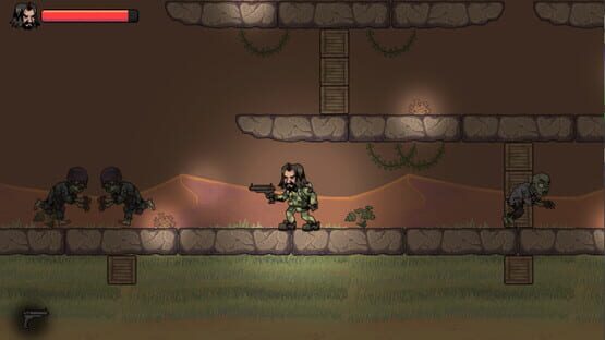 Screenshot Zombies Desert and Guns