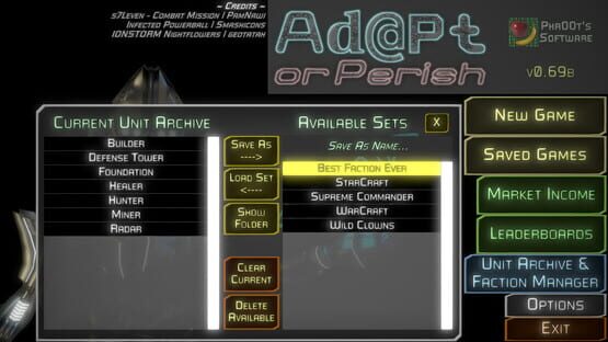 Screenshot Adapt or Perish