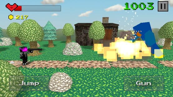 Screenshot Pixel Run and Gun