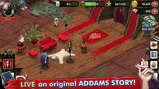 Screenshot The Addams Family: Mystery Mansion