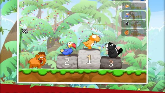 Screenshot Dino Rush Race