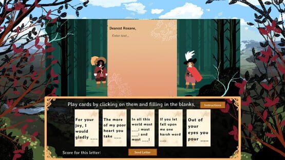 Screenshot LudoNarraCon Supporter Pack featuring Cyrano